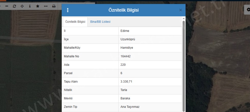 Hamidiye Köyü Uzunköprü Satılık Tarla |  3330M2 1.100.000Tl Resim-5