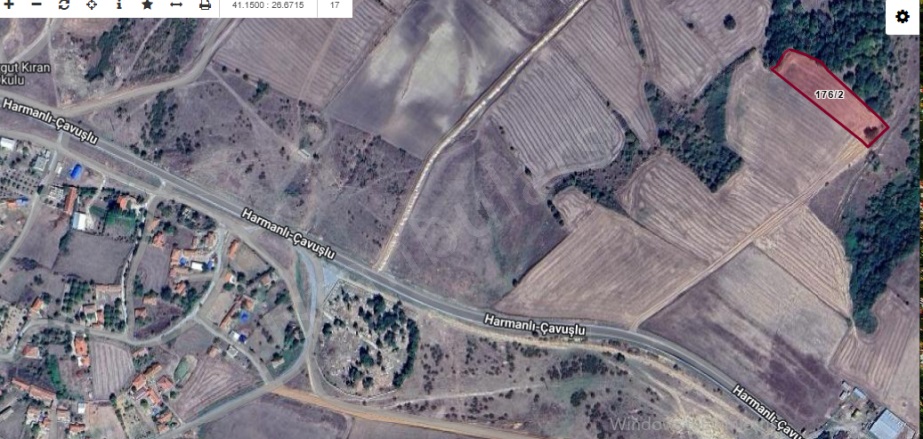 Hamidiye Köyü Uzunköprü Satılık Tarla |  2540M2 900.000Tl Resim-1