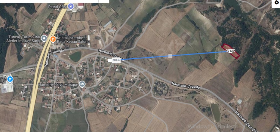 Hamidiye Köyü Uzunköprü Satılık Tarla |  2540M2 900.000Tl Resim-5