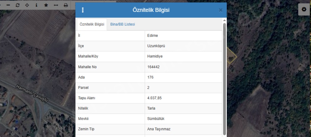 Hamidiye Köyü Uzunköprü Satılık Tarla |  4037M2 1.320.000Tl Resim-2