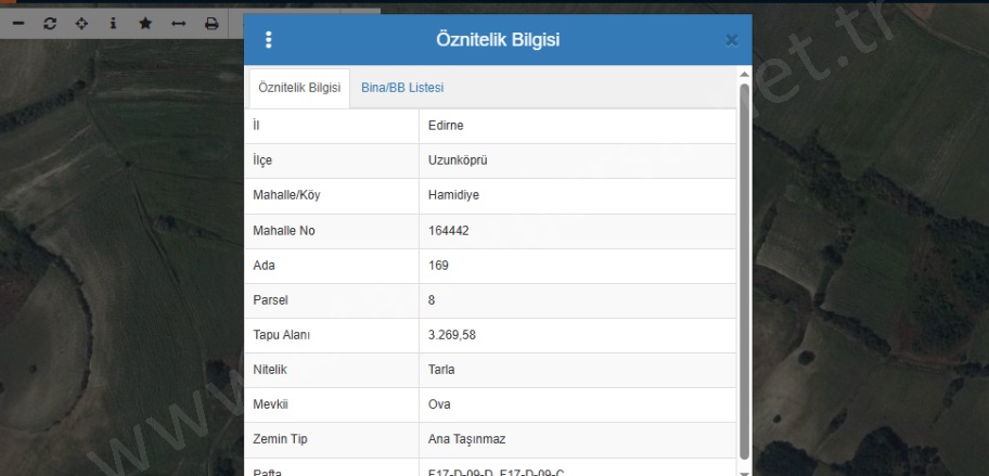 Hamidiye Köyü Uzunköprü Satılık Tarla |  3270M2 1.100.000Tl Resim-1