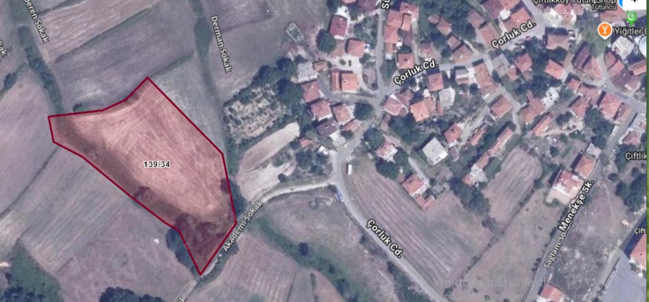 Çiftlikköy Mah. Çatalca Satılık Tarla |  271M2 1.035.000Tl Resim-2