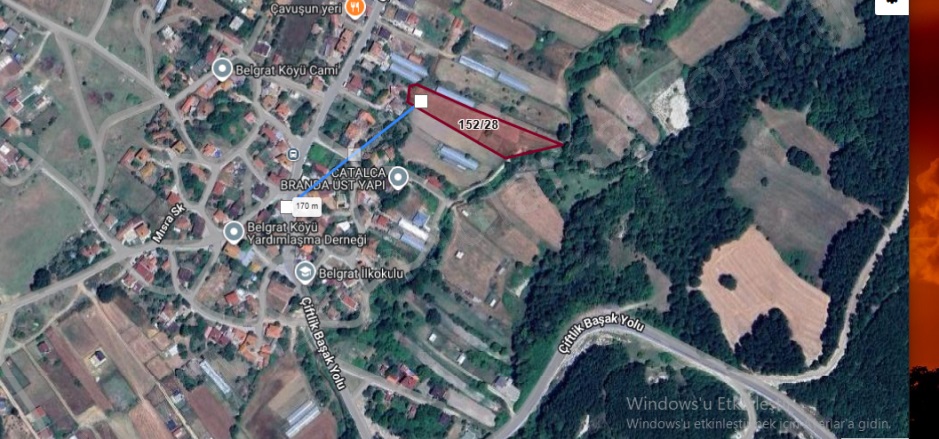 Belgrat Mah. Çatalca Satılık Tarla |  450M2 1.540.000Tl Resim-3