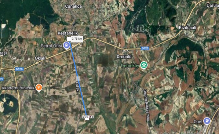 Kestanelik Mah. Çatalca Satılık Tarla |  2450M2 9.350.000Tl Resim-3