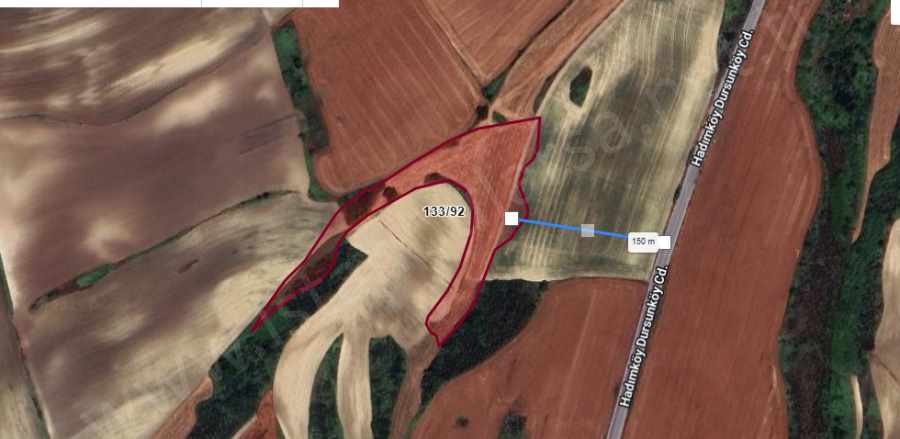 Arnavutköy Dursunköyde Satılık Tarla Arsa 110 M2 Hisseli Dursunköy Mah