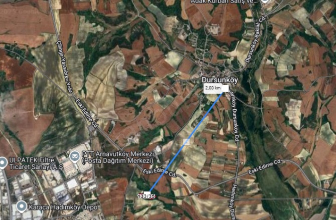 Dursunköy Mah. Arnavutköy Satılık Tarla |  316M2 1.207.000Tl Resim-5