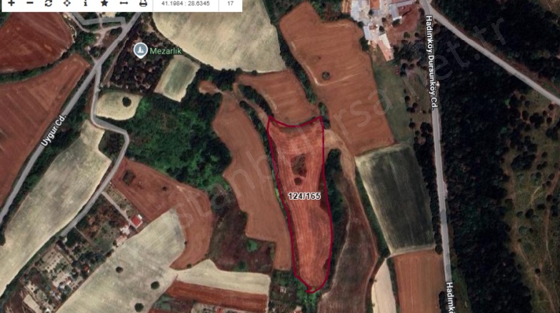 Dursunköy Mah. Arnavutköy Satılık Tarla |  113M2 550.000Tl Resim-1