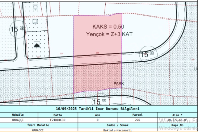 Haraççı Mah. Arnavutköy Satılık Tarla |  260M2 1.430.000Tl Resim-1