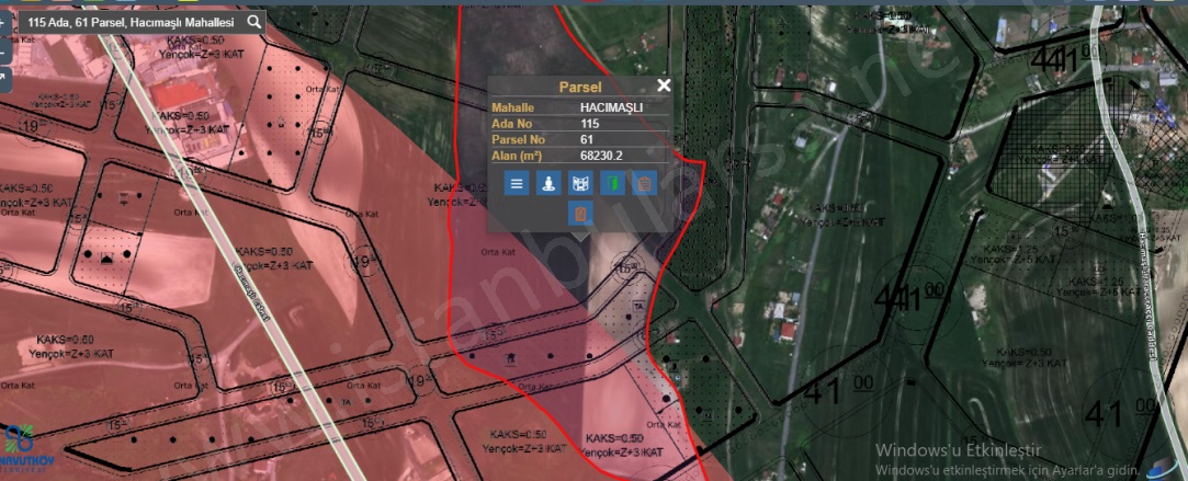 Hacımaşlı Mah. Arnavutköy Satılık Tarla |  1300M2 7.150.000Tl Resim-5