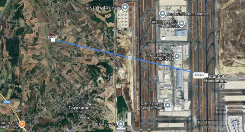 Arnavutköy Tayakadın Satılık Tarla Arsa 220 M2 Caddeye Yakın Yolu Var Hisseli Mah