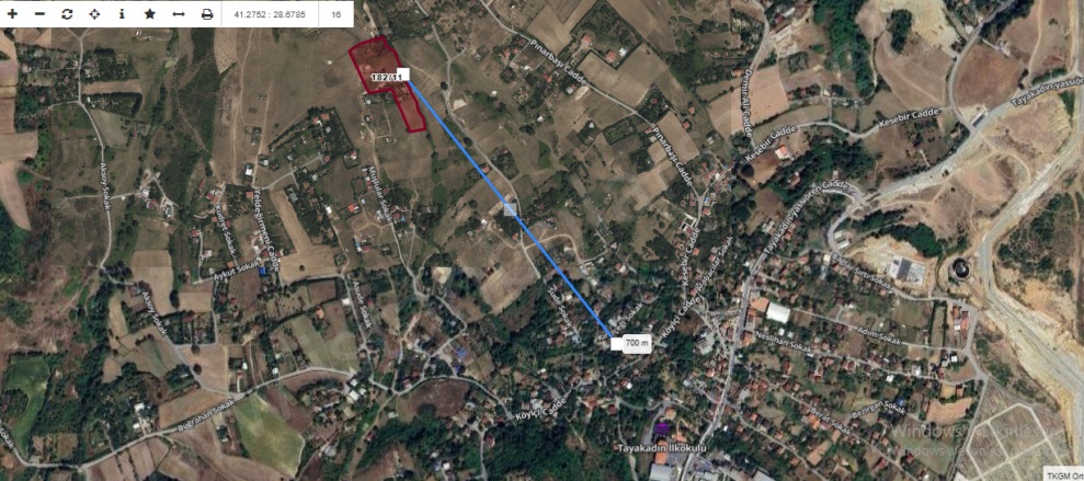 Tayakadın Mah. Arnavutköy Satılık Tarla |  645M2 3.300.000Tl Resim-3