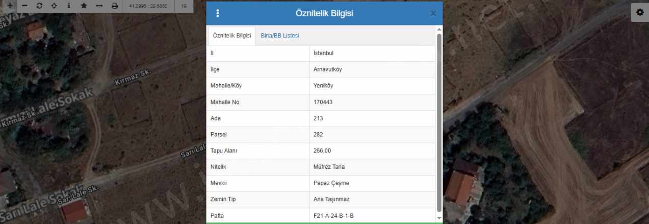 Arnavutköy Yeniköyde Satılık Tarla 266 M2 Müstakil Yolu Var Merkezde Yeniköy Mah