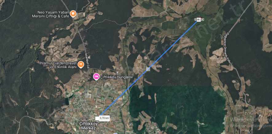 Çatalca Çiftlikköyde Satılık Tarla Arsa 220 M2 Çaplı Yolu Var Çiftlikköy Mah