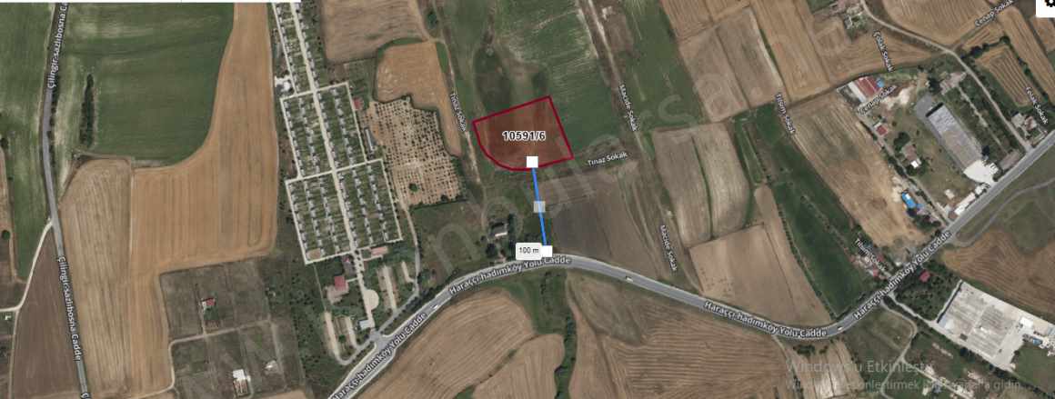 Arnavutköy Haraççıda Satılık Tarla Arsa 1 150 M2 Yolu Var Evlerin Yakını Haraççı Mah