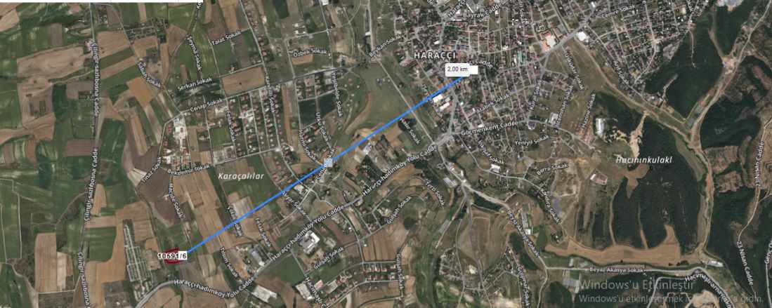 Arnavutköy Haraççıda Satılık Tarla Arsa 1 150 M2 Yolu Var Evlerin Yakını Haraççı Mah