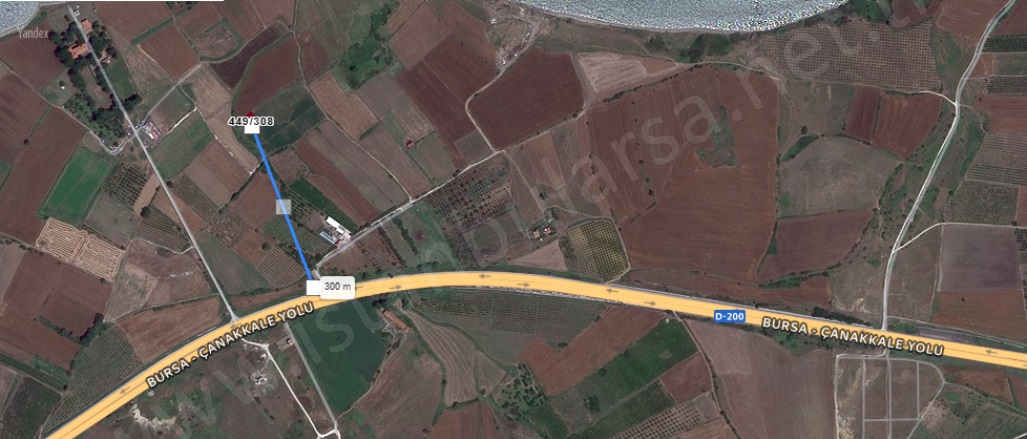 Tekke Mah-Çardak Köyü. Lapseki Satılık Arsa |  338M2 1.650.000Tl Resim-5
