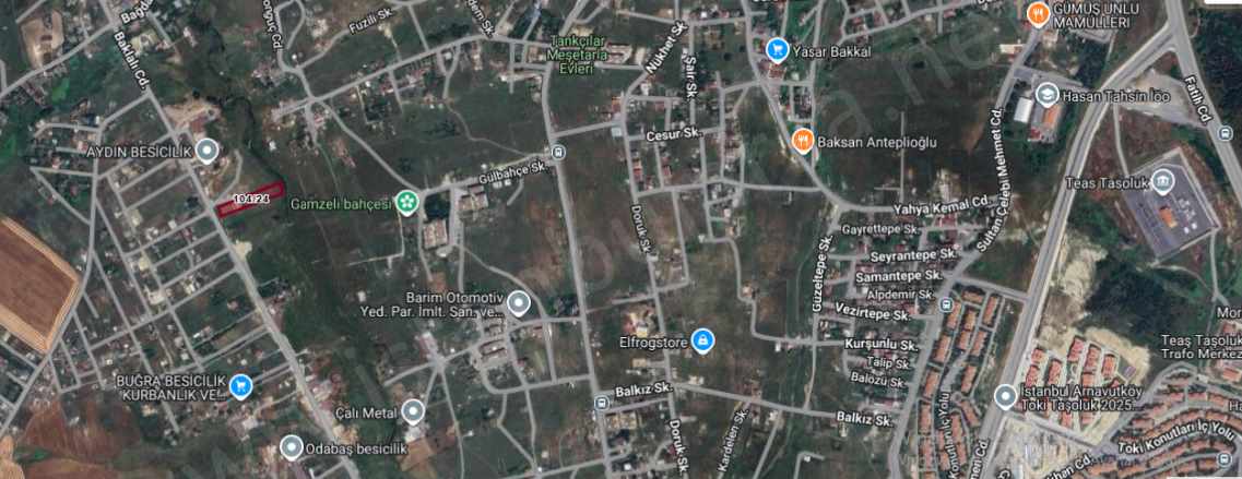 Arnavutköy Çilingirde Satılık Tarla Arsa 185 M2 Merkezde Hisseli Yolu Var Boyalık Mah