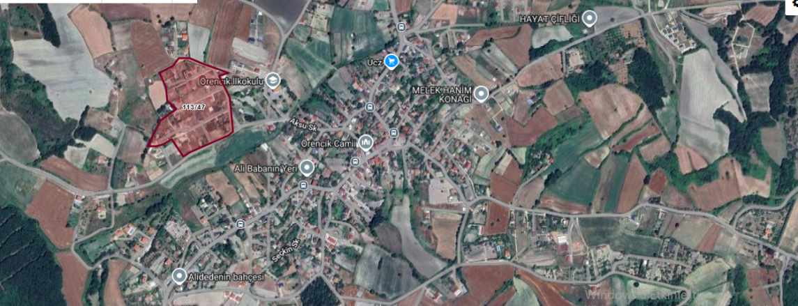 Çatalca Örencikte Satılık Tarla Arsa 944 M2 Çaplı Yolu Var Evlerin Yakını Örencik Mah