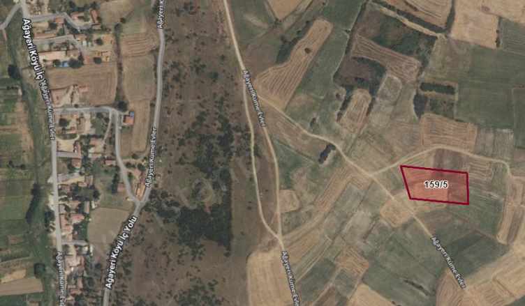 Kırklareli Babaeski Ağayeri Köyünde Satılık Arsa 3 780 M2 Müstakil Yolu Var