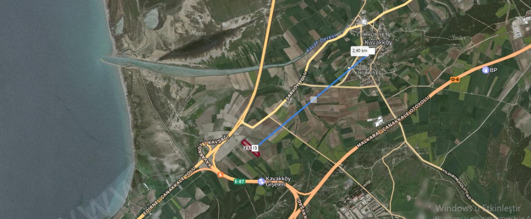 Cumhuriyet Mah-Kavakköy Köyü. Gelibolu Satılık Tarla |  19350M2 16.500.000Tl Resim-3