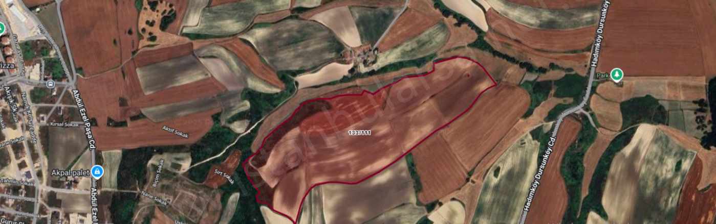 Arnavutköy Dursunköyde Satılık Tarla Arsa 2000 M2 Hisseli imarlı Dursunköy Mah
