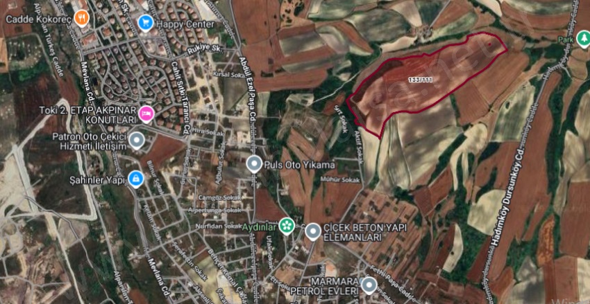 Dursunköy Mah. Arnavutköy Satılık Tarla |  2000M2 7.920.000Tl Resim-4