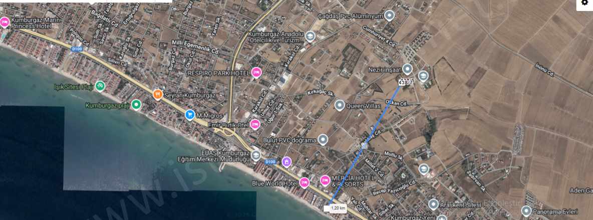 istanbul Büyükçekmece Kumburgaz Mah Satılık Arsa 1 034 M2 Müstakil Merkezde Denize Yakın