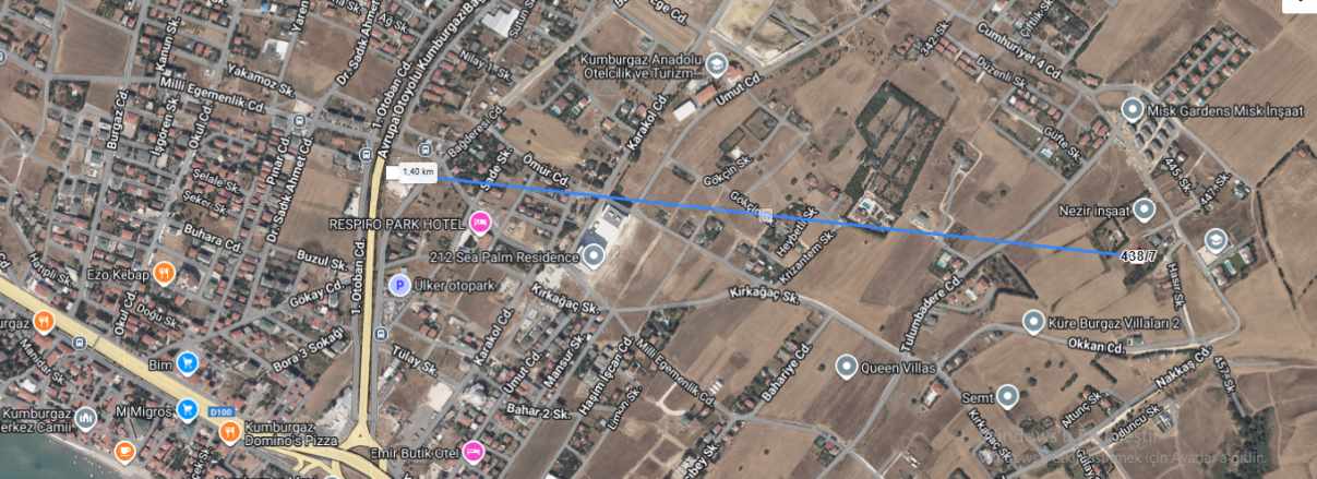istanbul Büyükçekmece Kumburgaz Mah Satılık Arsa 1 034 M2 Müstakil Merkezde Denize Yakın