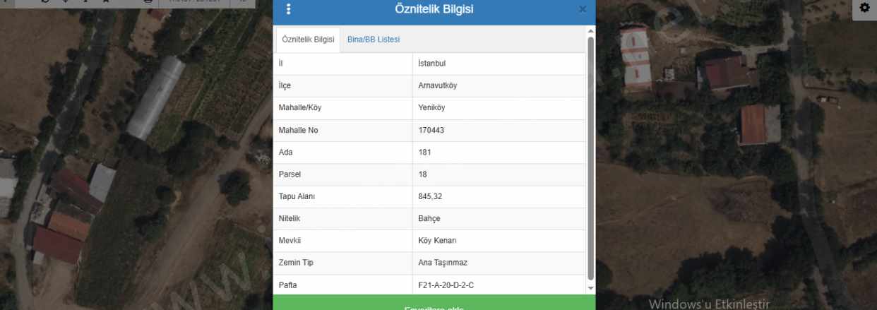Arnavutköy Yeniköyde Satılık Tarla Arsa 845 M2 Müstakil imarlı Merkezde Yeniköy Mah
