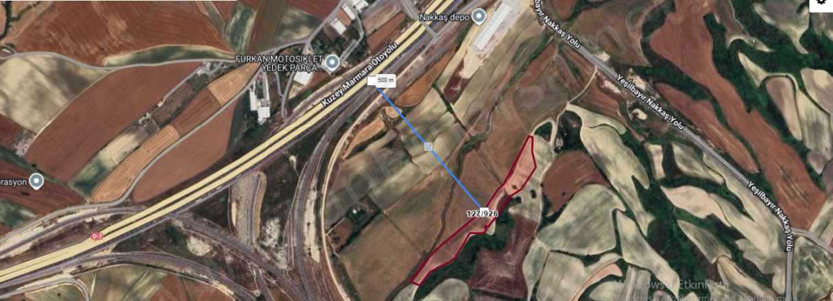 Çatalca Nakkaşta Satılık Tarla Arsa 800 M2 Yolu Var Hisseli Nakkaş Mah