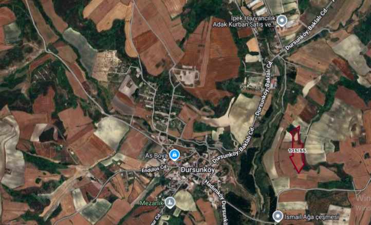 Arnavutköy Dursunköyde Satılık Tarla Arsa 220 M2 Hisseli Yolu Var Dursunköy Mah