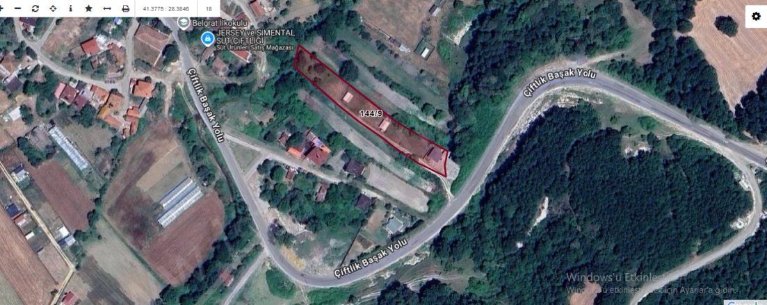 Belgrat Mah. Çatalca Satılık Tarla |  250M2 1.063.000Tl Resim-1