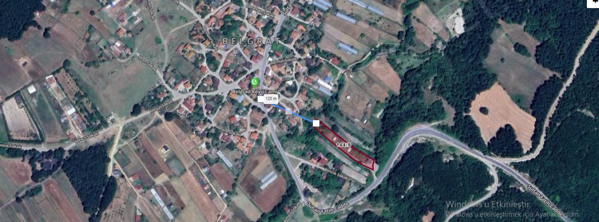 Belgrat Mah. Çatalca Satılık Tarla |  250M2 1.063.000Tl Resim-3