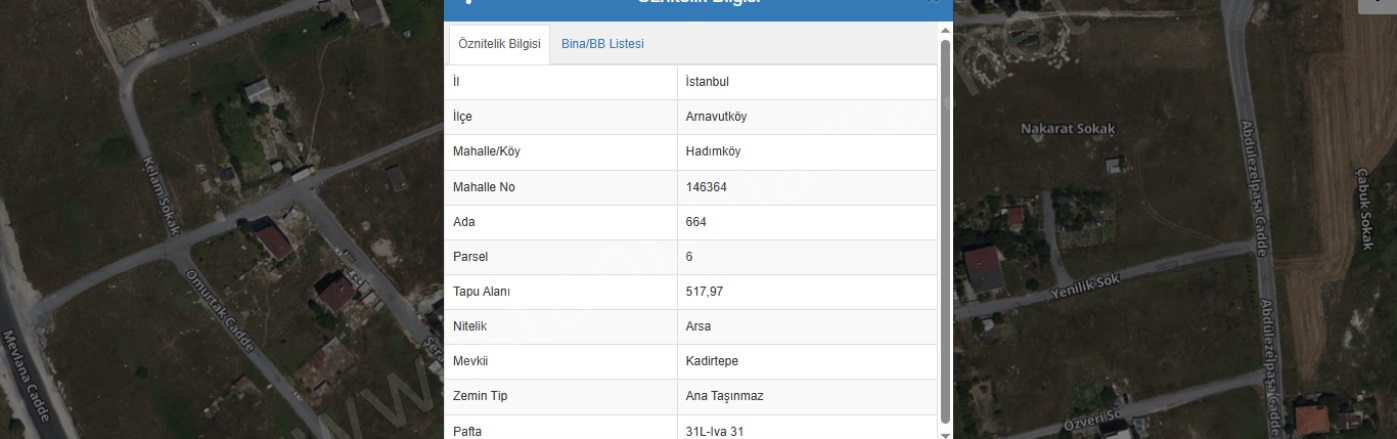 Hadımköy Mah. Arnavutköy Satılık Arsa |  518M2 12.100.000Tl Resim-2