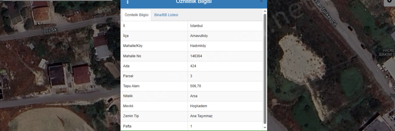 Hadımköy Mah. Arnavutköy Satılık Arsa |  506M2 13.750.000Tl Resim-1