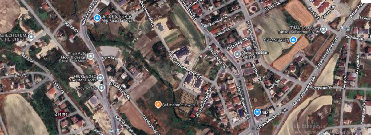 Arnavutköy Hadımköyde Satılık Arsa 556 M2 Müstakil 4 Kat imarlı Hadımköy Mah