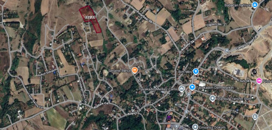 Tayakadın Mah. Arnavutköy Satılık Tarla |  640M2 3.300.000Tl Resim-4