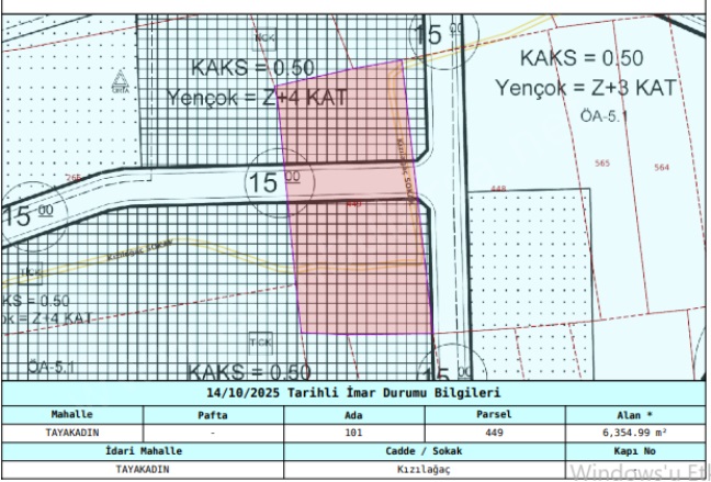 Tayakadın Mah. Arnavutköy Satılık Tarla |  180M2 4.400.000Tl Resim-2