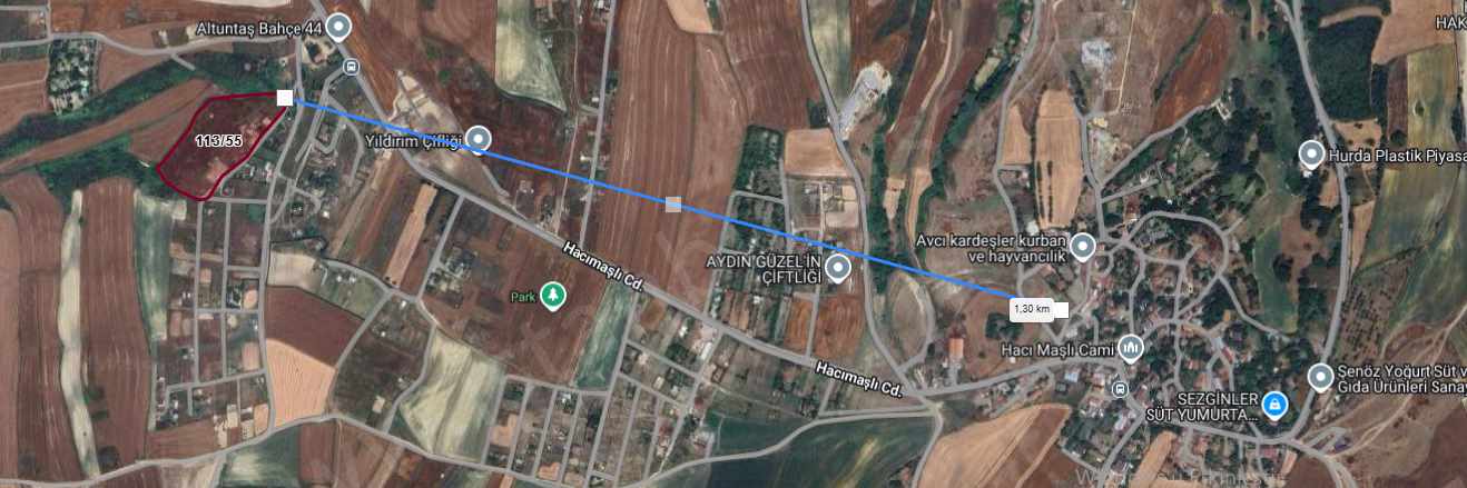 Arnavutköy Hacımaşlı Satılık Tarla Arsa 330 M2 Yolu Var Evlerin Yakını Mah