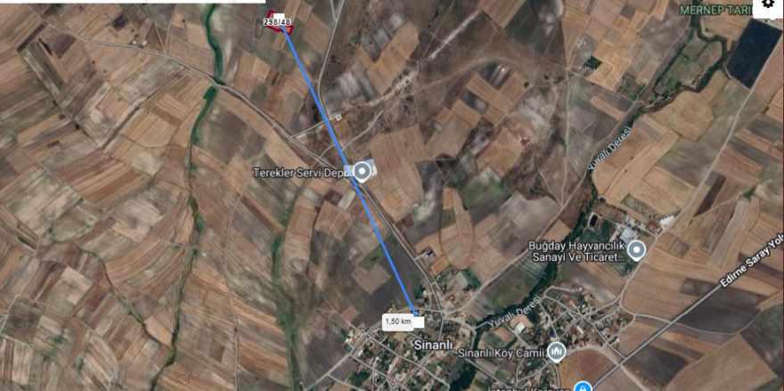 Tekirdağ Saray Beyazköyde Satılık Tarla 6 214 M2 Müstakil Yolu Var Evlerin Yakını Beyazköy Mah