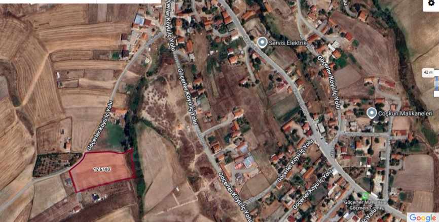 Tekirdağ Saray Göçerler Mah Satılık Tarla Arsa 250 M2 Köy içi Hisseli Yolu Var