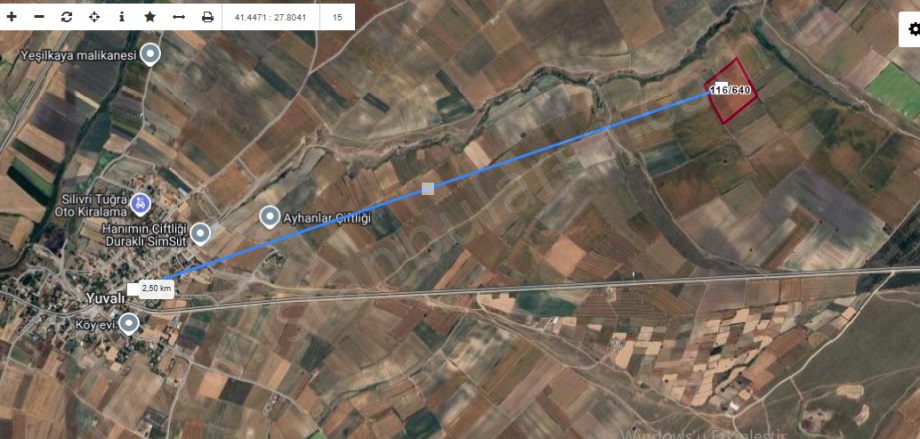 Yuvalı Mah. Saray Satılık Tarla |  445M2 420.000Tl Resim-4