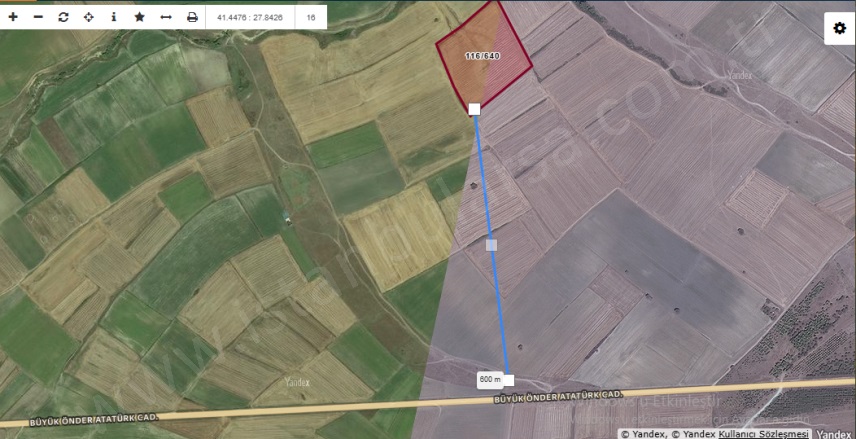 Yuvalı Mah. Saray Satılık Tarla |  445M2 420.000Tl Resim-5