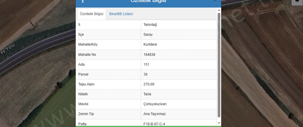 Kurtdere Mah. Saray Satılık Tarla |  270M2 630.000Tl Resim-5