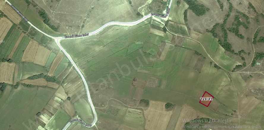 Kırklareli Vize Evrenlide Satılık Tarla Arsa 188 M2 Hisseli Evrenli Köyü