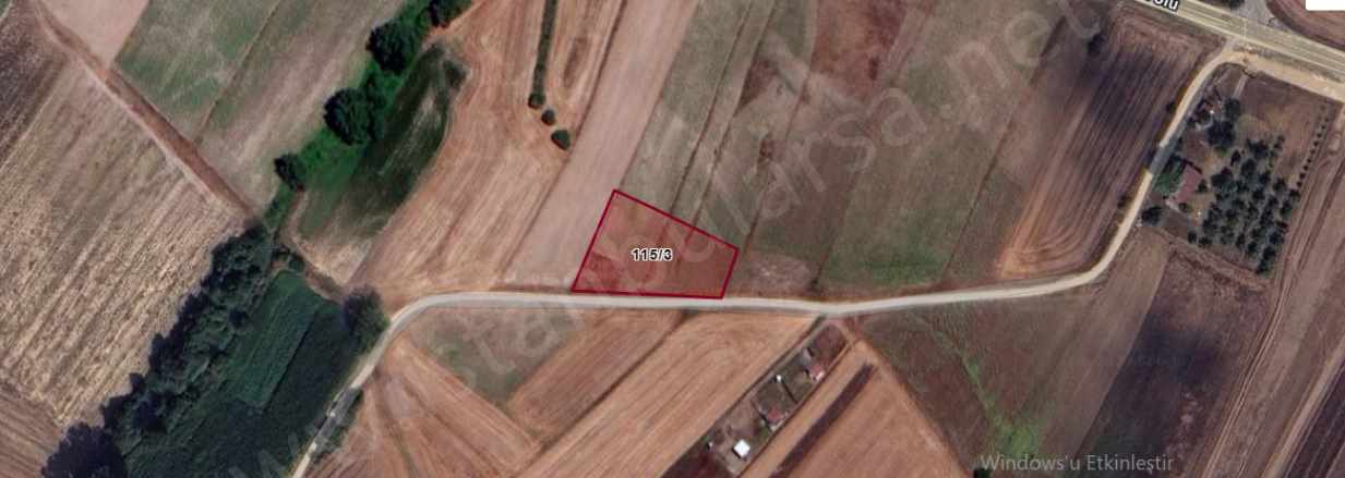 Kırklareli Vize Evrenlide Satılık Tarla Arsa 134 M2 Hisseli Yola Cephe Evrenli Köyü
