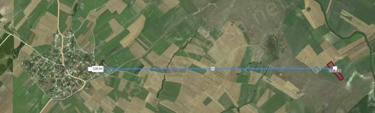 Kırklareli Vize Düzova Köyü Satılık Tarla Arsa 778 M2 Yolu Var Evlerin Yakını