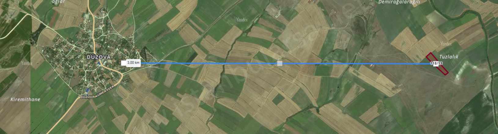 Kırklareli Vize Düzova Köyü Satılık Tarla Arsa 792 M2 Hisseli Yolu Var Evlerin Yakını