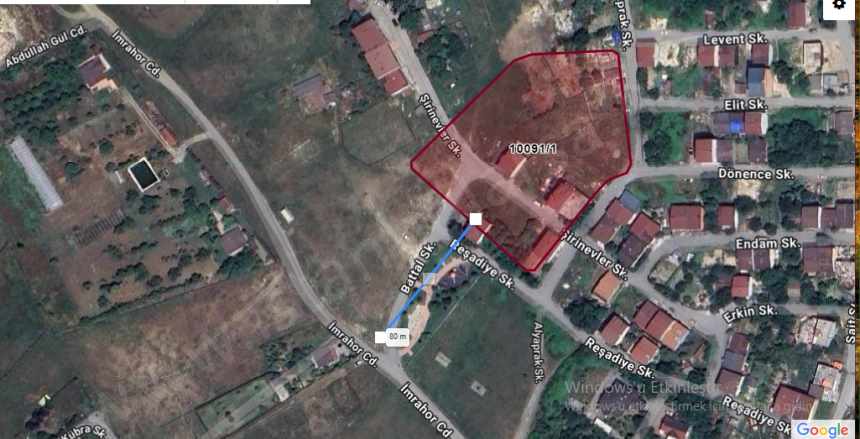 Arnavutköy imrahorda Satılık Tarla Arsa 108 M2 Hisseli imarlı Yolu Var imrahor Mah