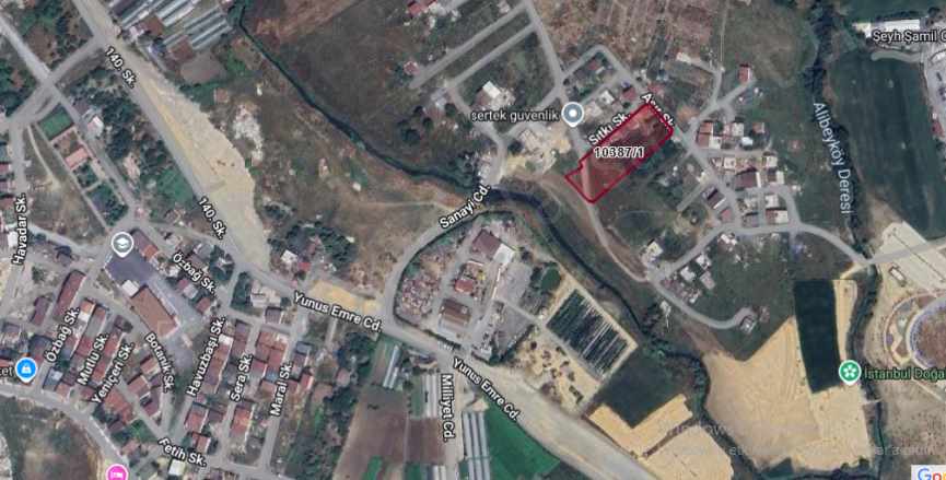 Arnavutköy imrahorda Satılık Tarla Arsa 132 M2 Hisseli imarlı Yolu Var imrahor Mah